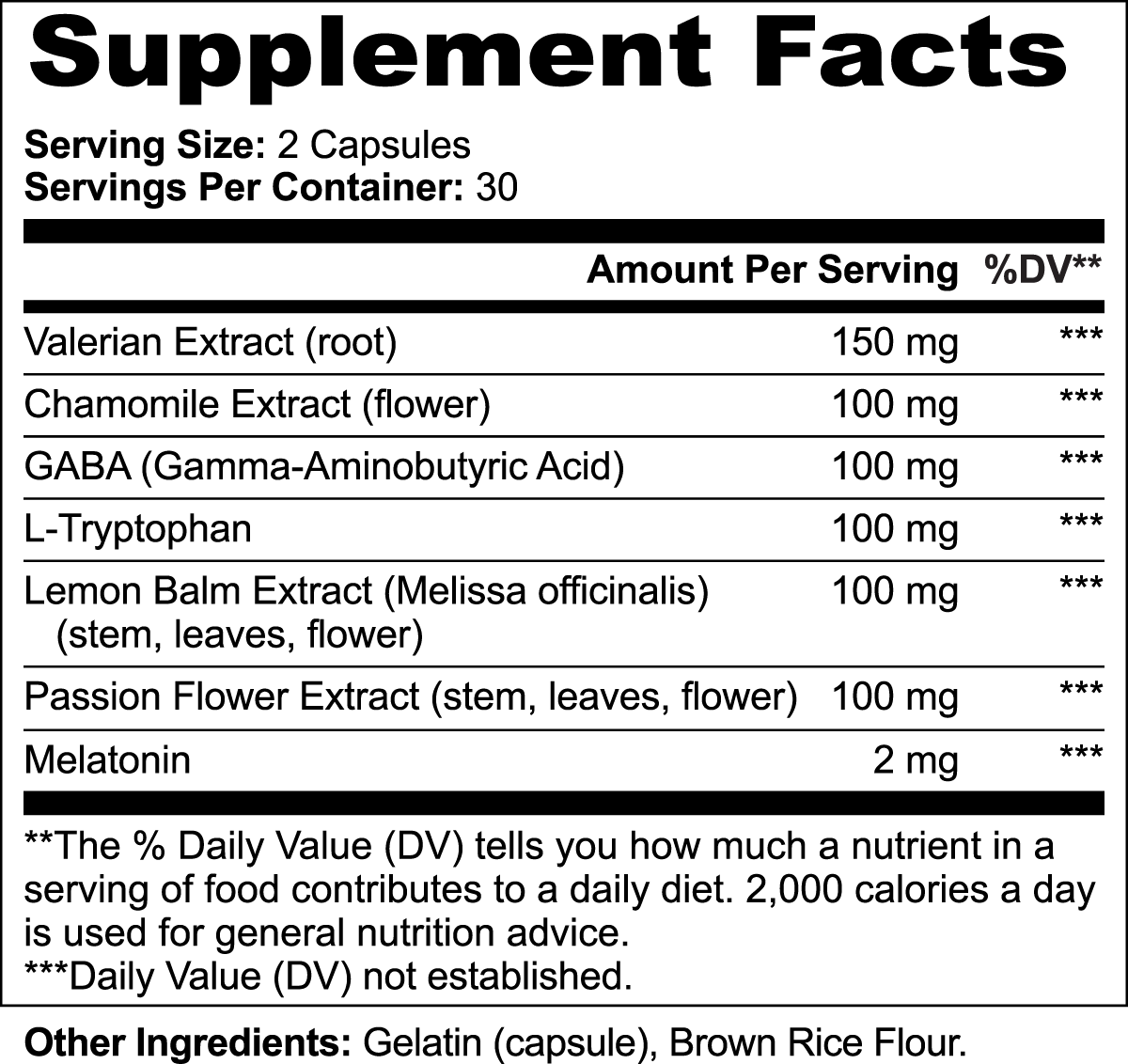 The Spartan Sleep - Sleep Formula (Capsules)