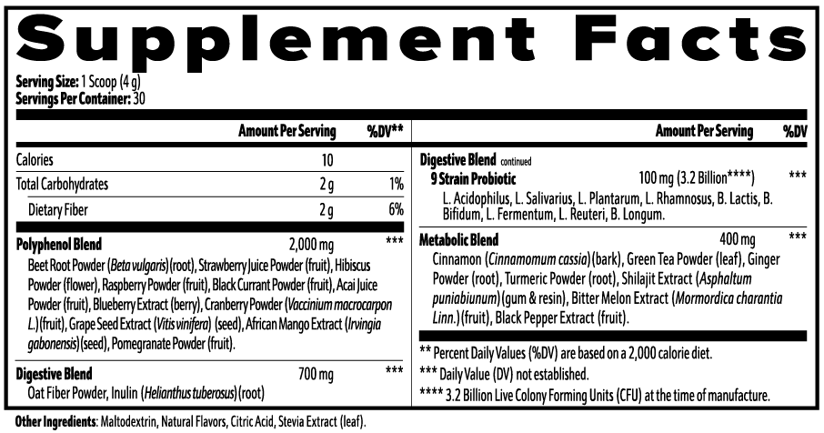 The Spartan Superfood - Reds Superfood Powder