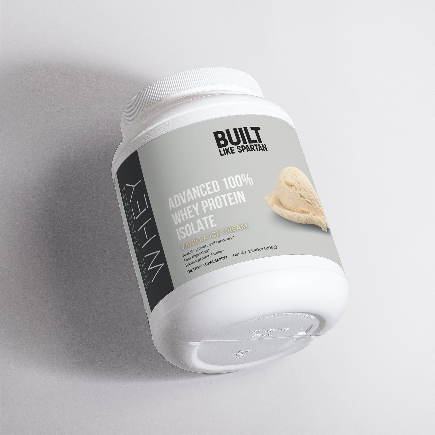 The Spartan Whey - Advanced 100% Whey Protein Isolate (Vanilla Ice Cream)