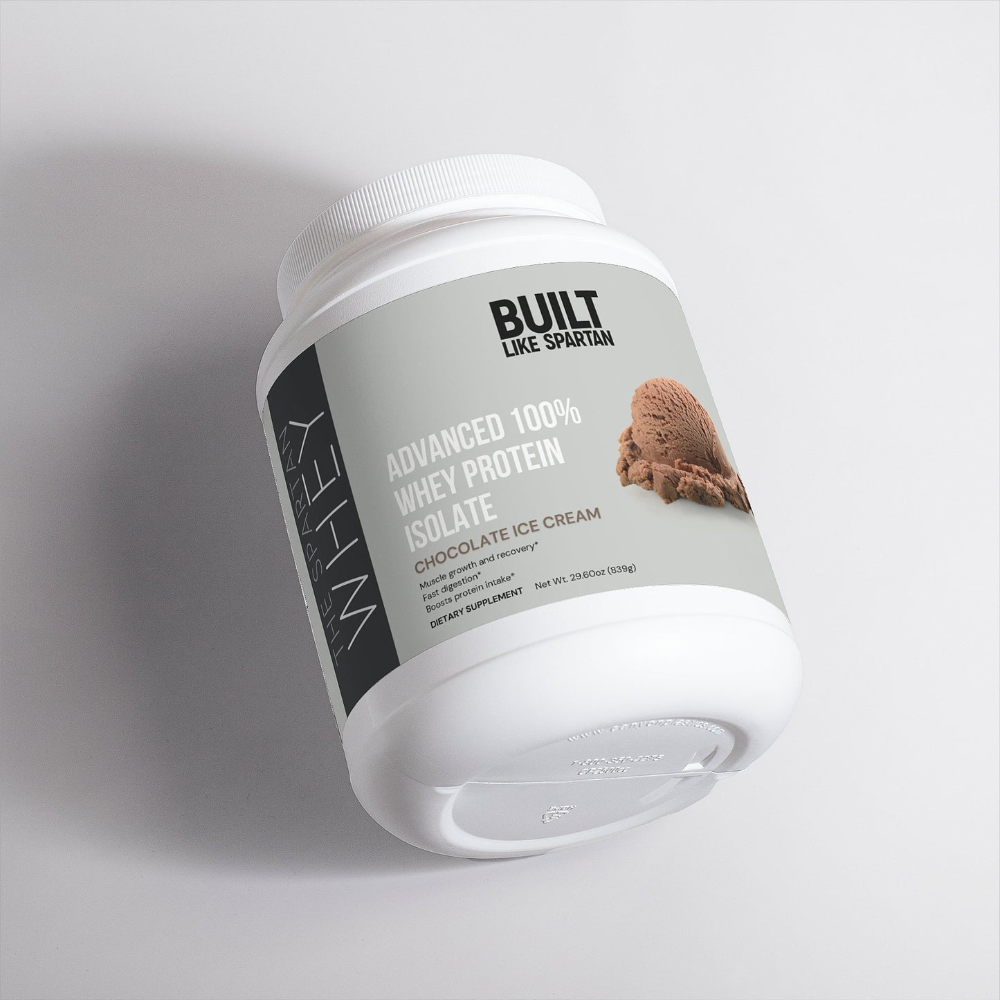 The Spartan Whey - Advanced 100% Whey Protein Isolate (Chocolate Ice Cream)